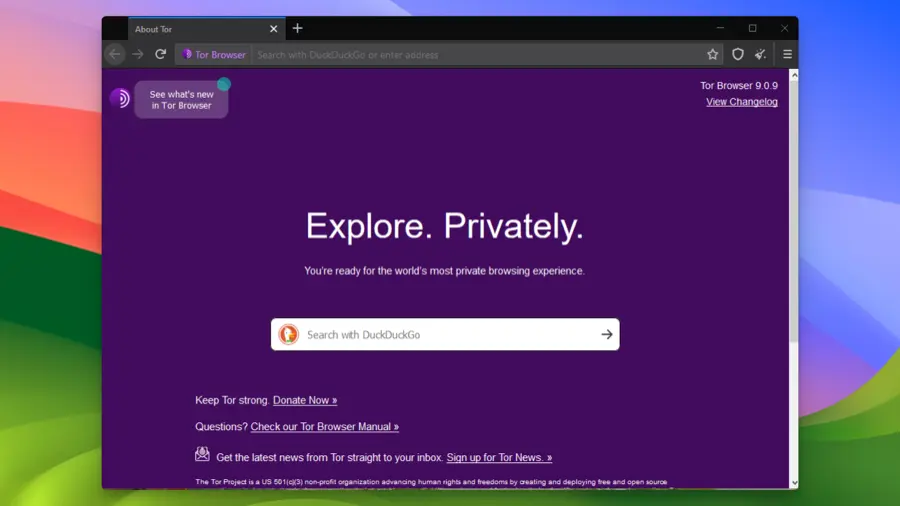 Tor浏览器 - Tor Browser Screenshot 01